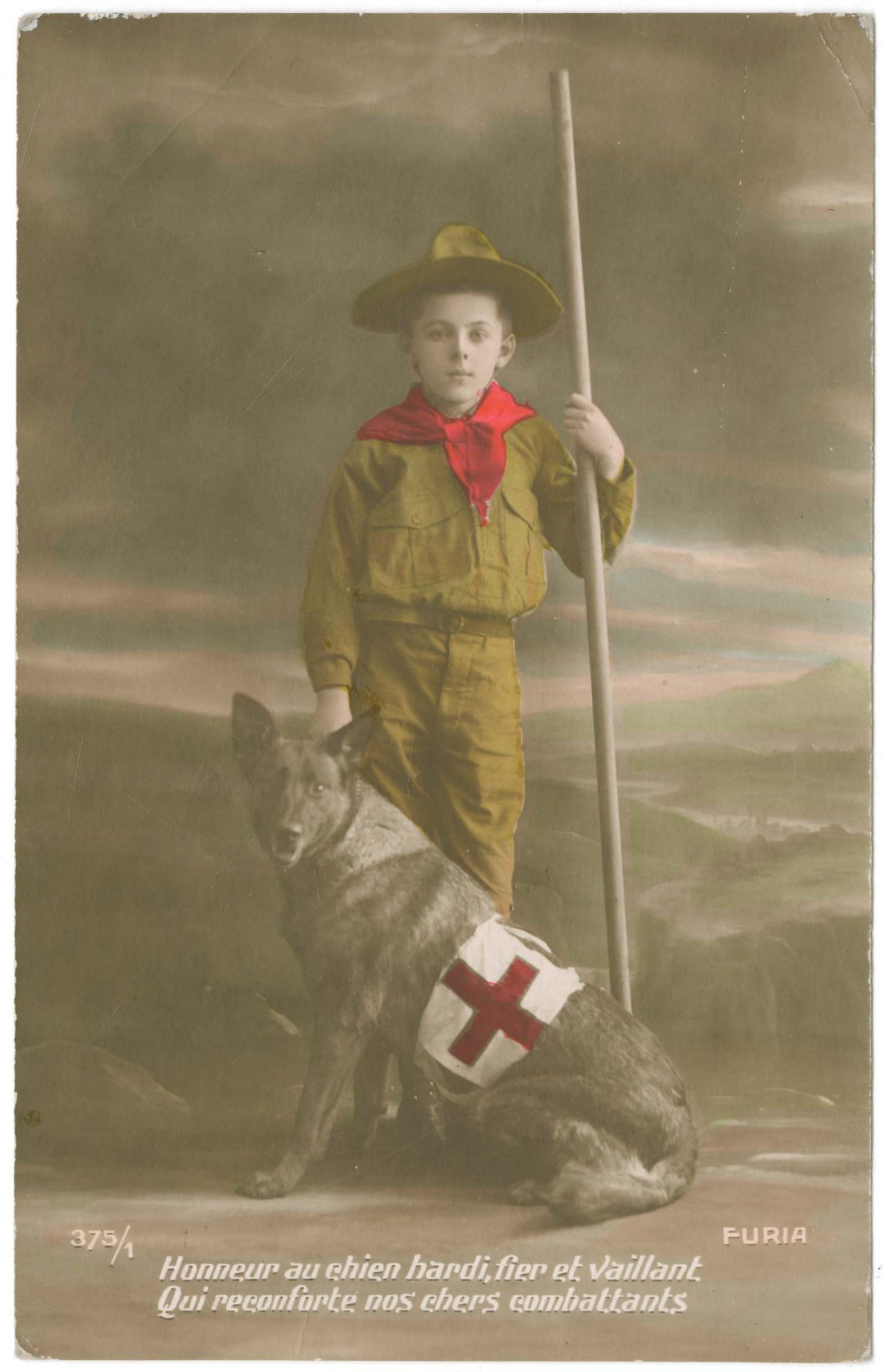 Honneur au chien hardi