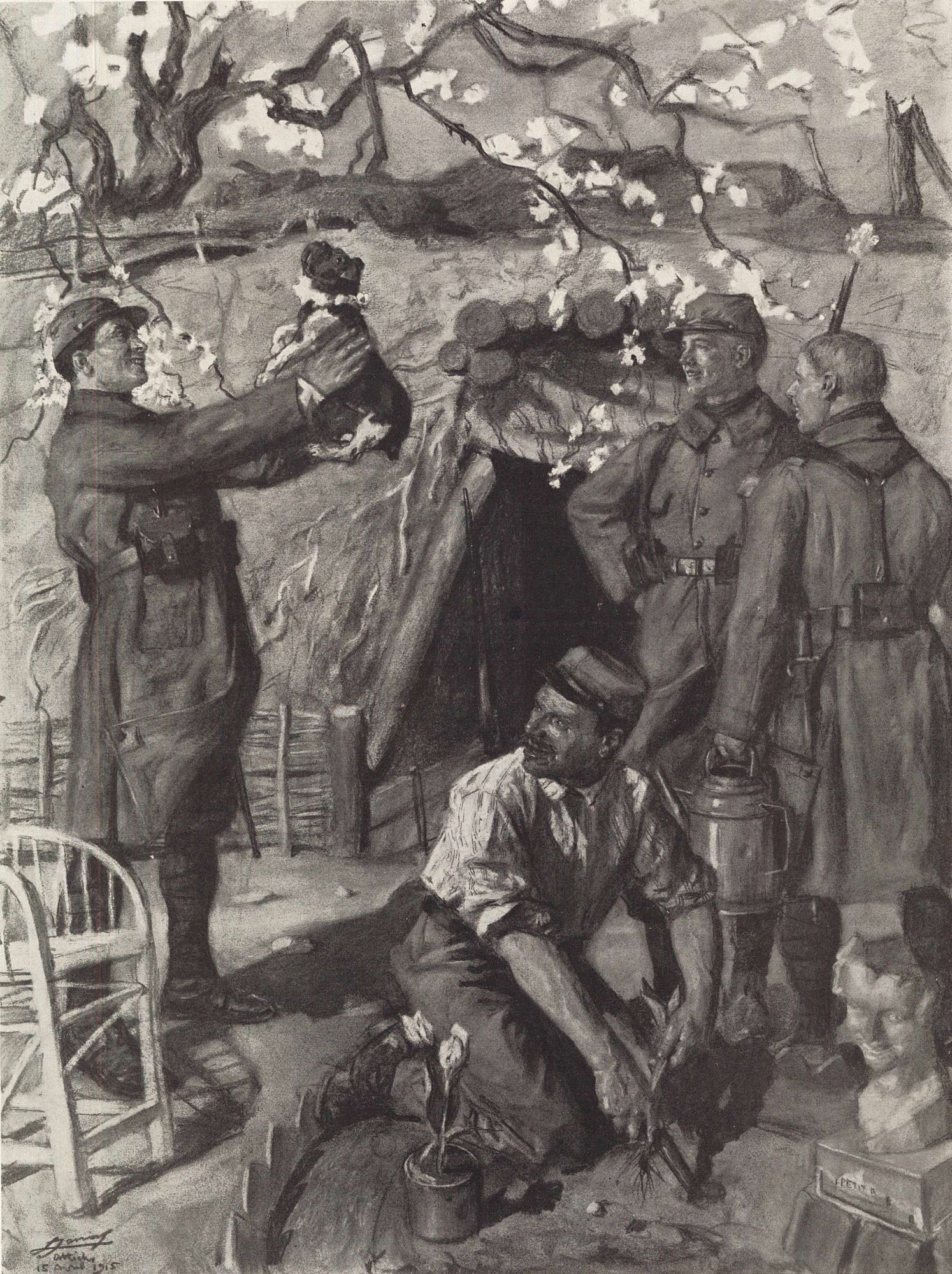 Le printemps aux tranchées