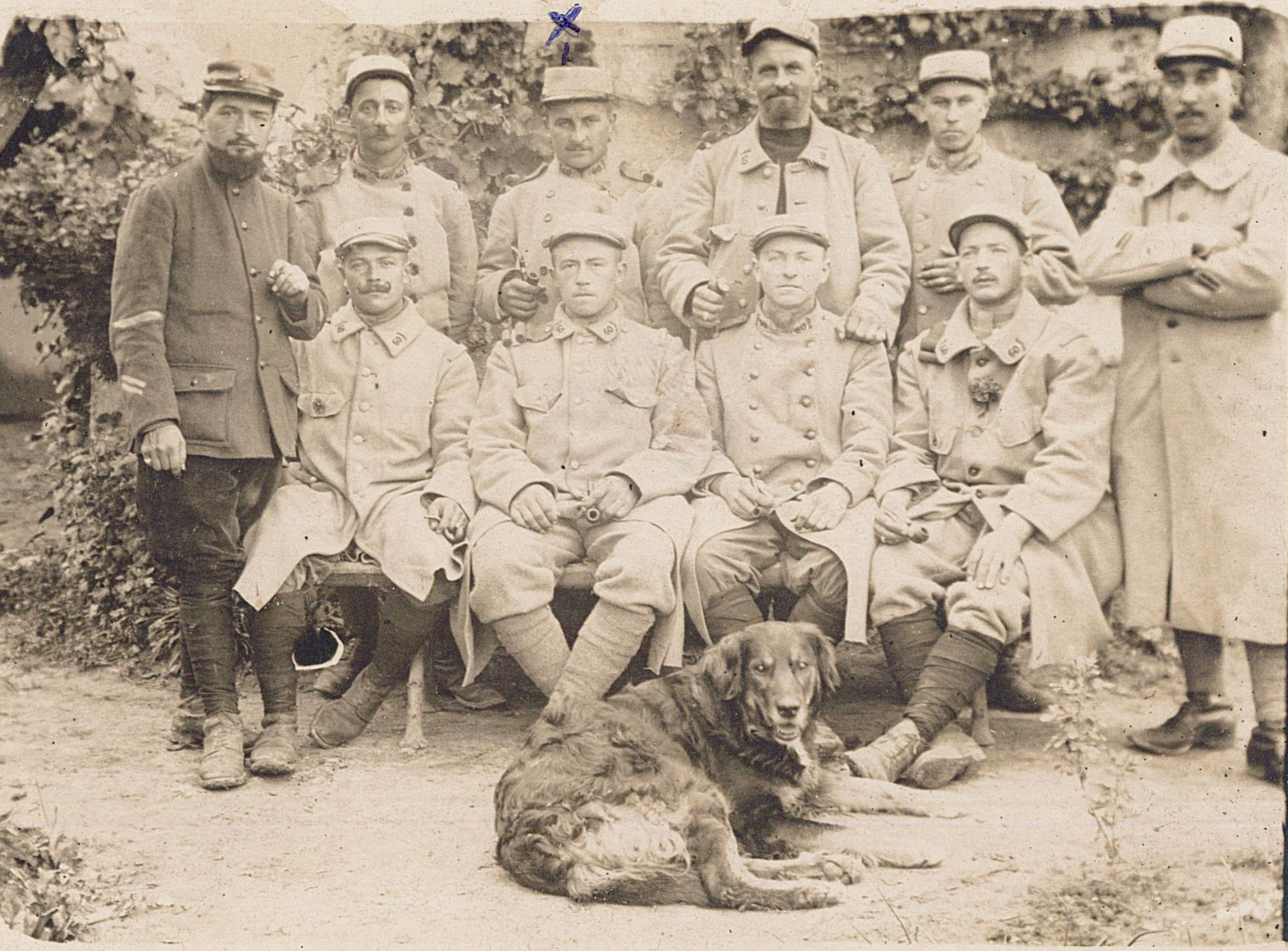 Clément Coulardot, 60e RI, les copains et le chien