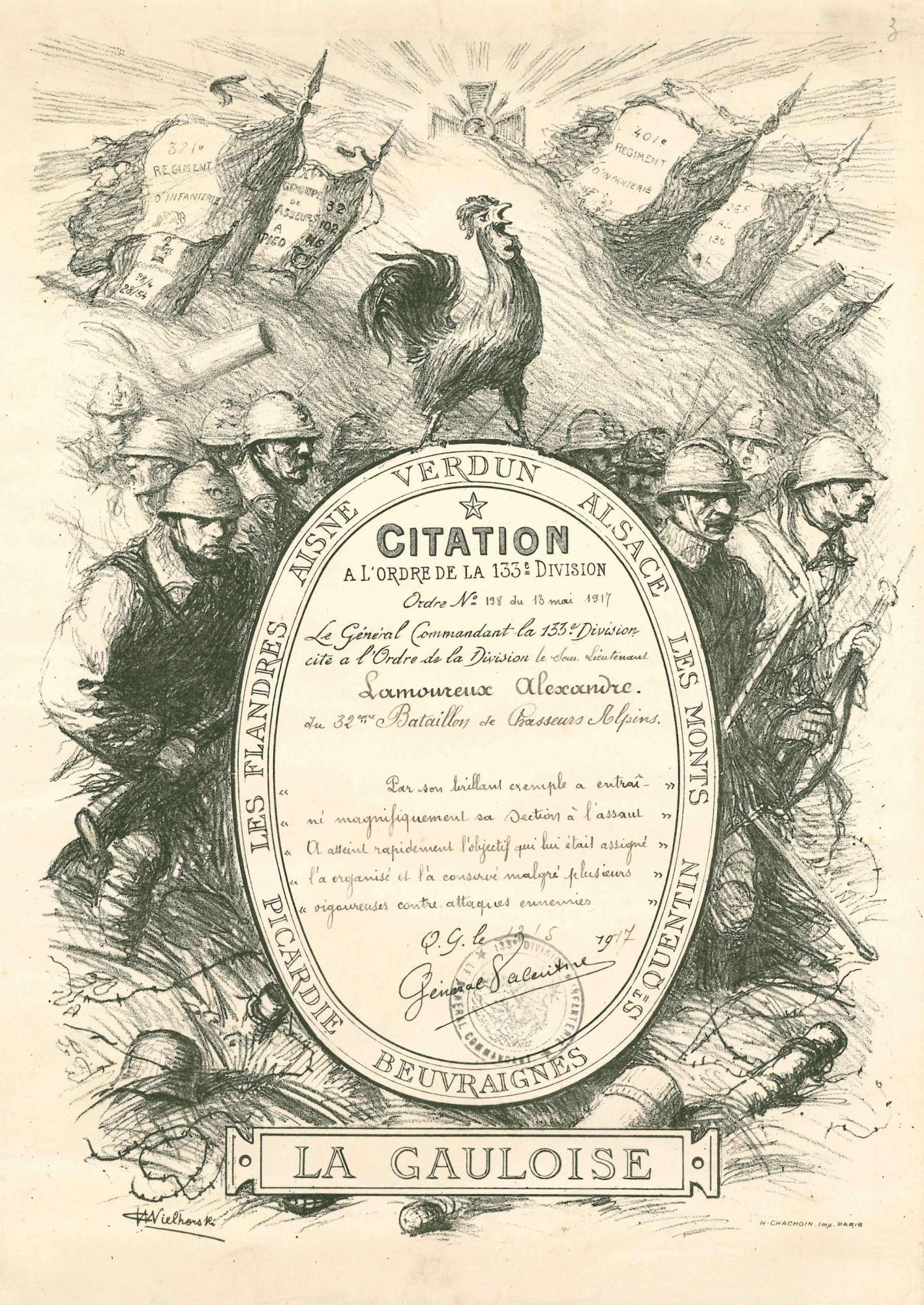 Le coq et la citation