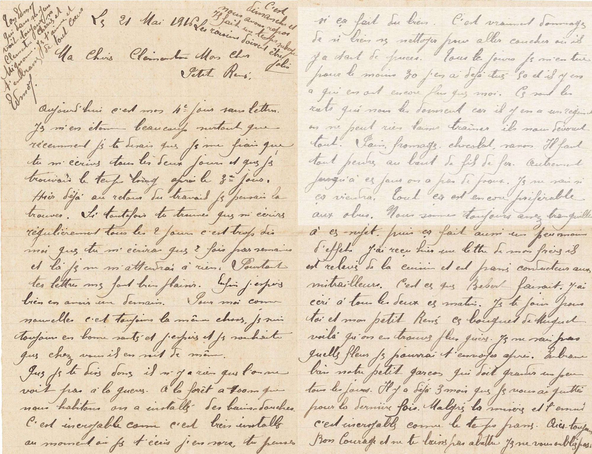 Des puces et des rats, mais pas de poux pour l'instant