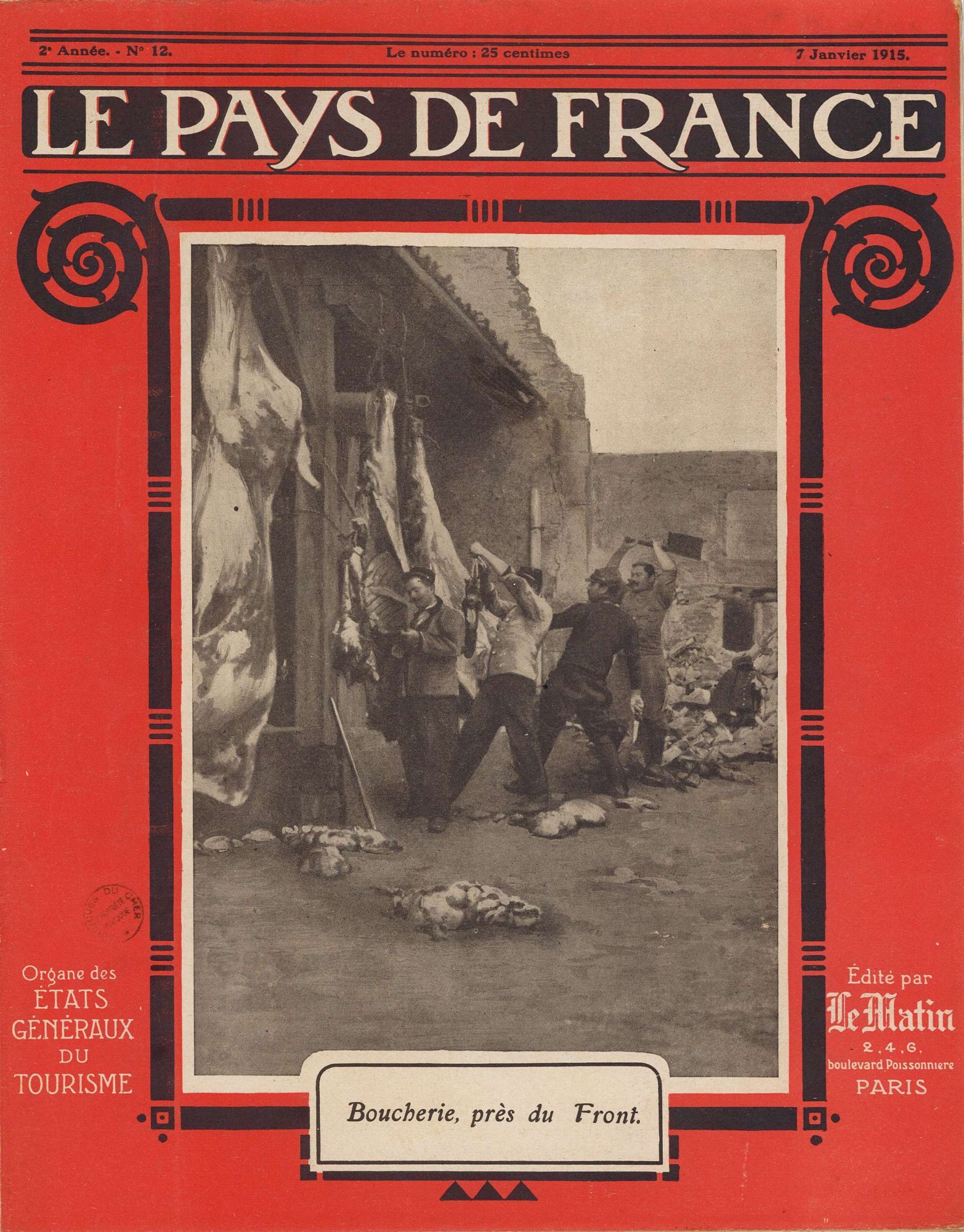 Boucherie près du front