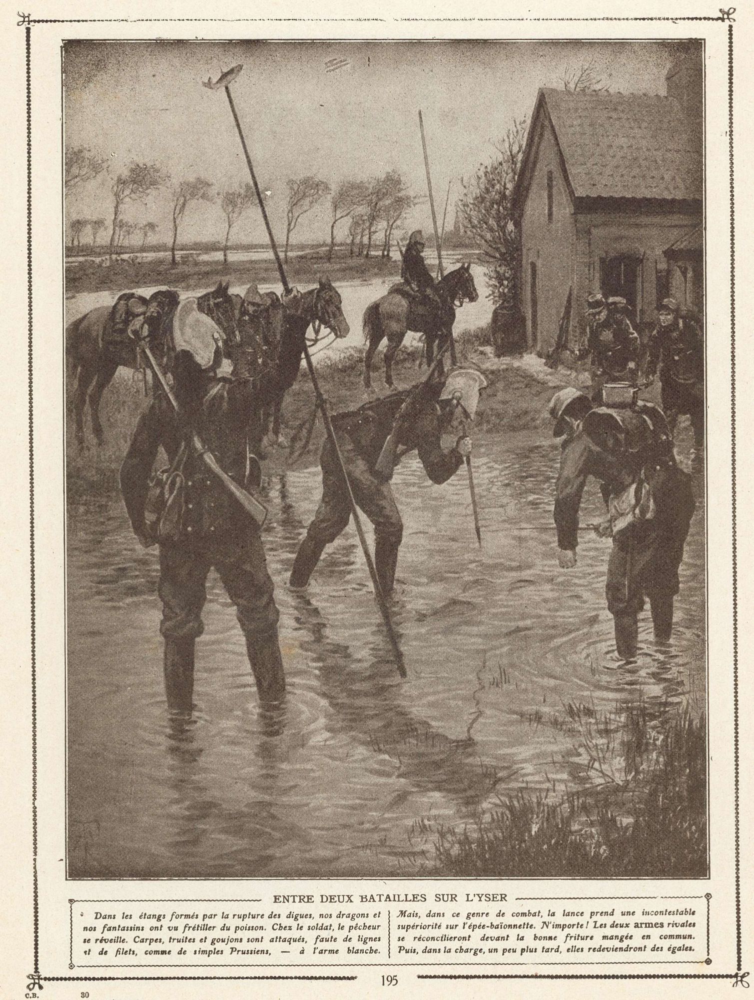 Entre deux bataille sur l'Yser