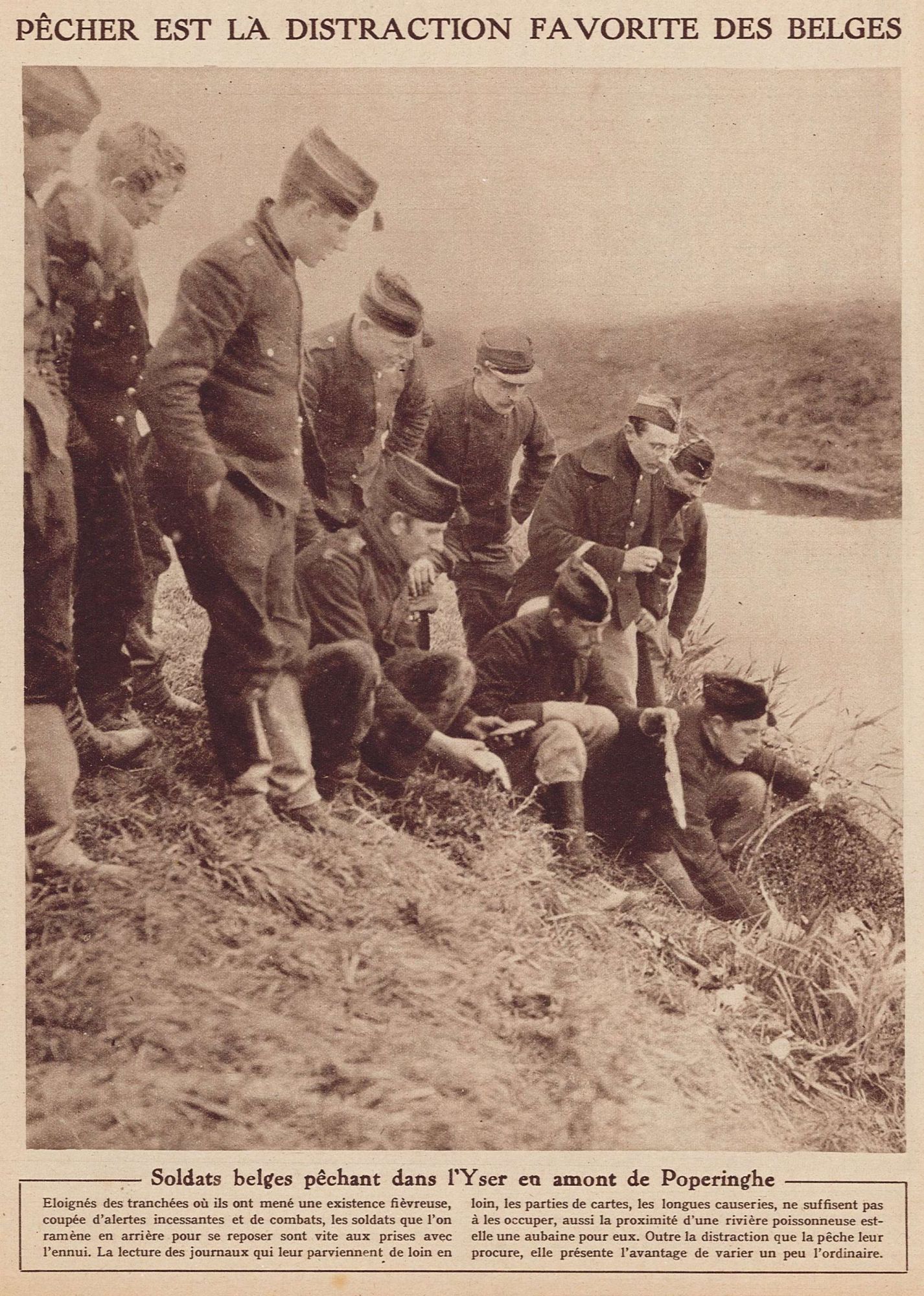 Pêcher est la distraction favorite des Belges