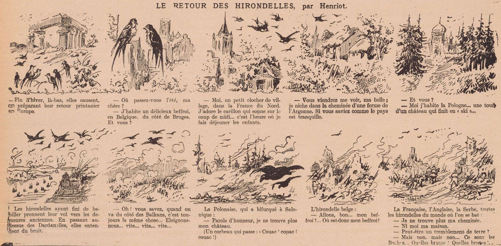 Le retour des hirondelles