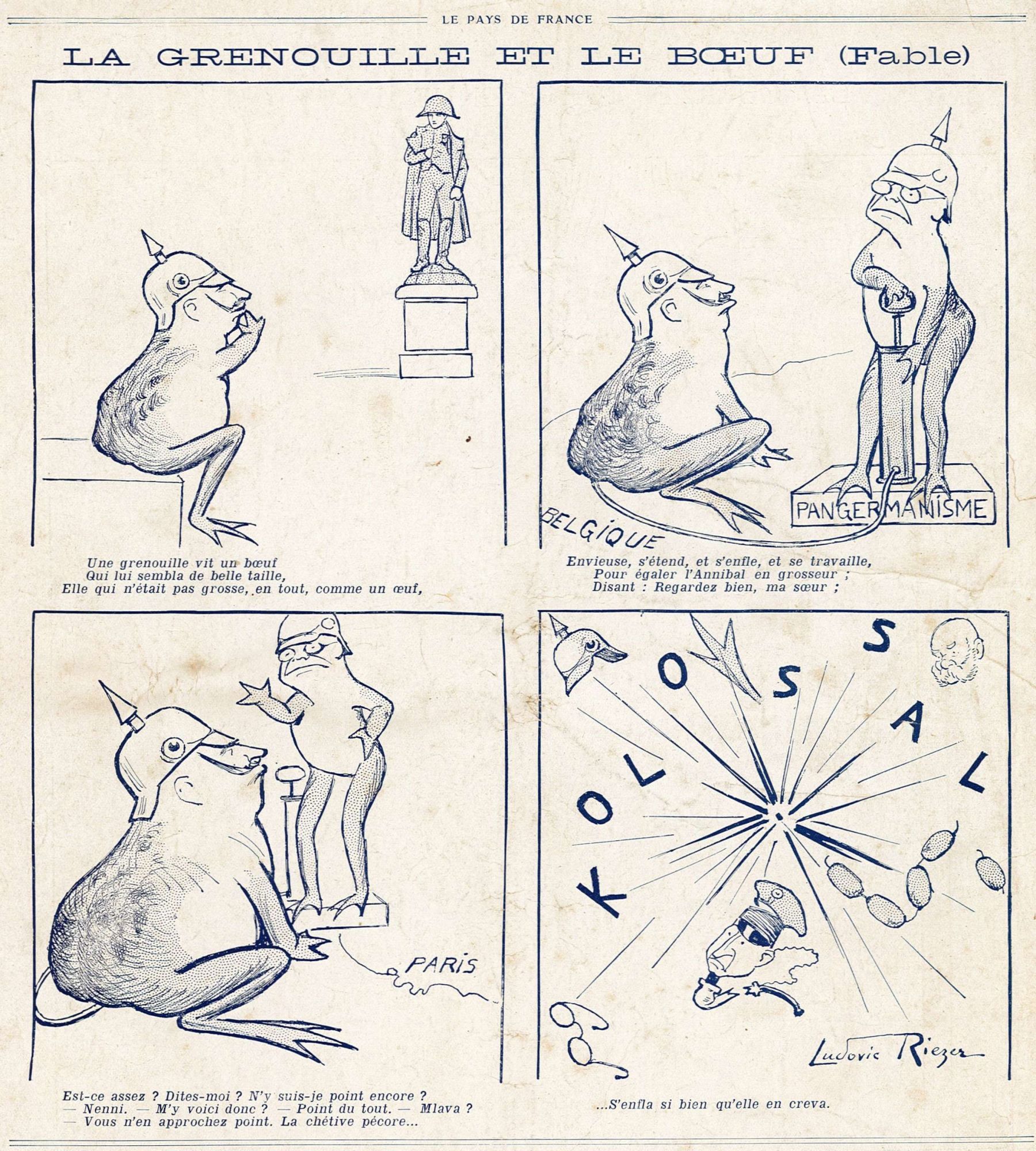 La grenouille et le boeuf