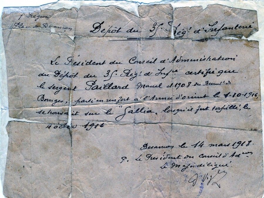 35. Fernand et Marcel Paillard : les naufragés du Gallia