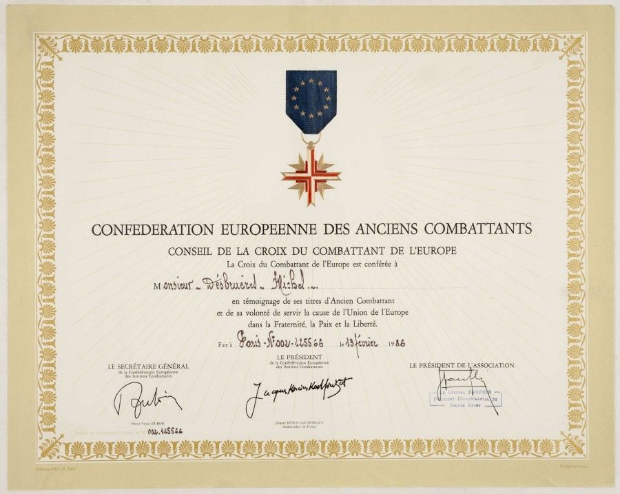 Michel Desbruères : Gendarme et résistant