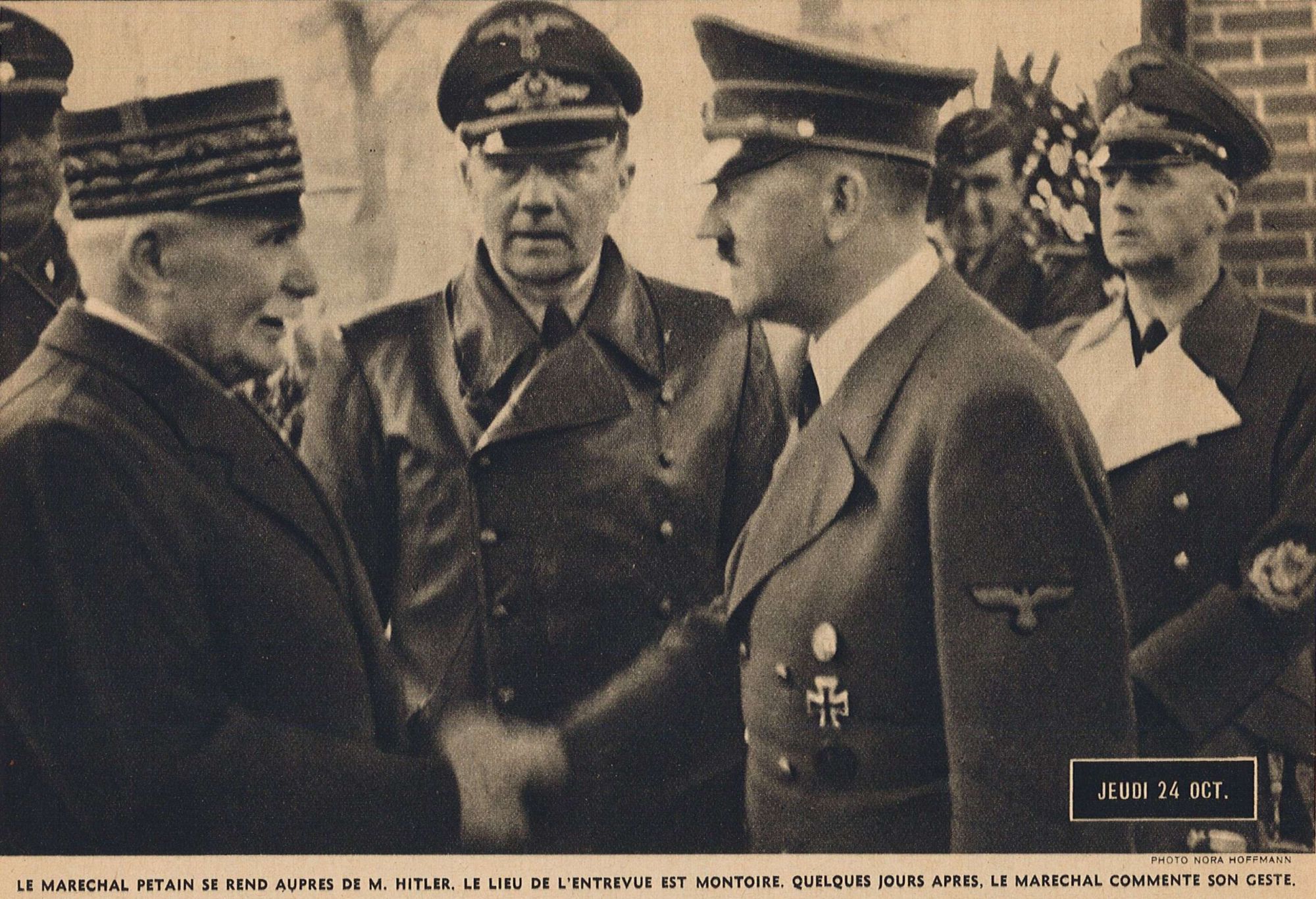 Une poignée de main symbolique