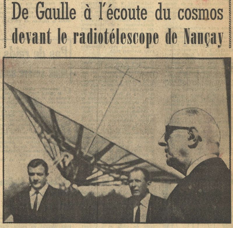 "De Gaulle à l'écoute du cosmos"