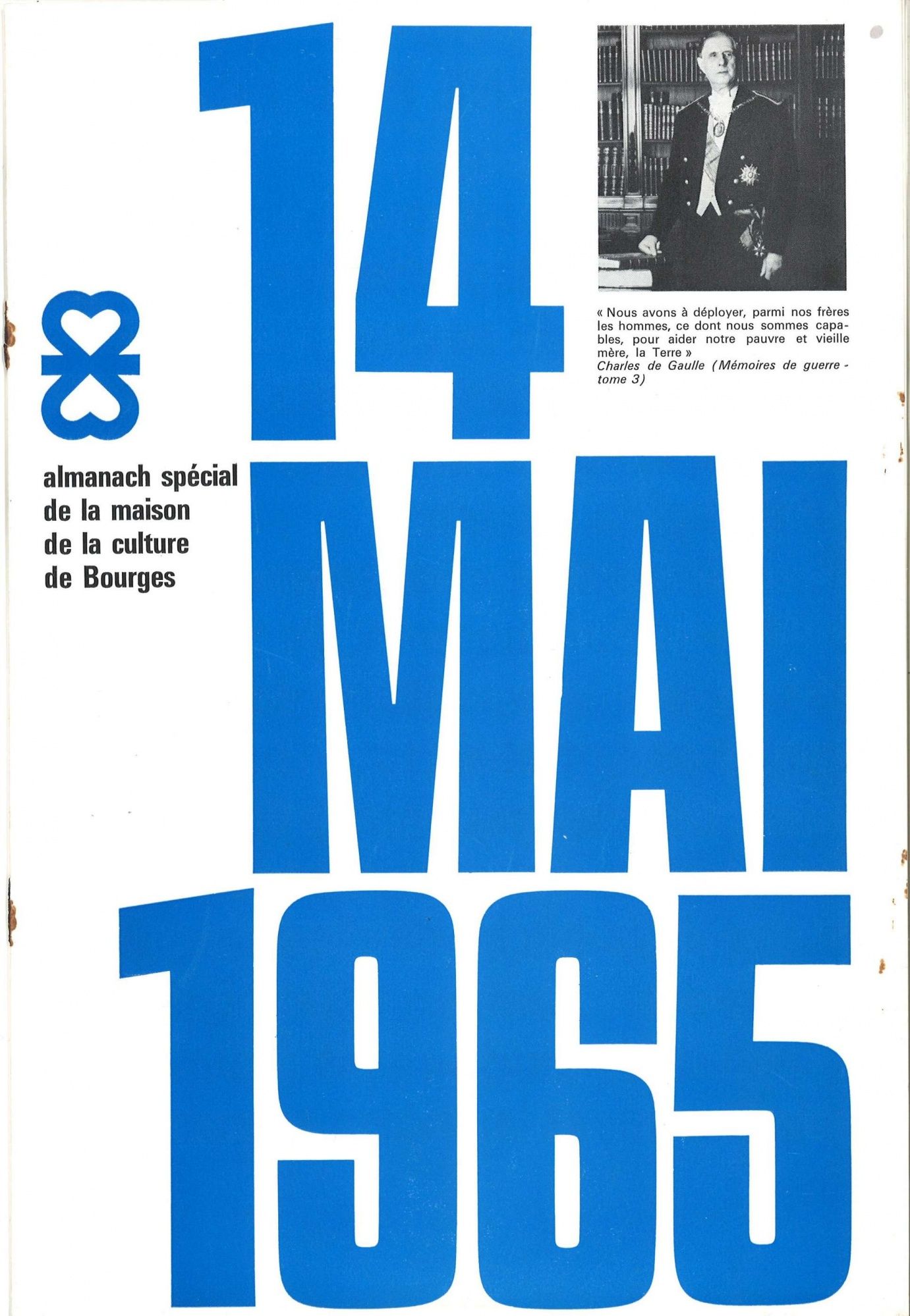 Agenda spécial "14 mai 1965", p. 1