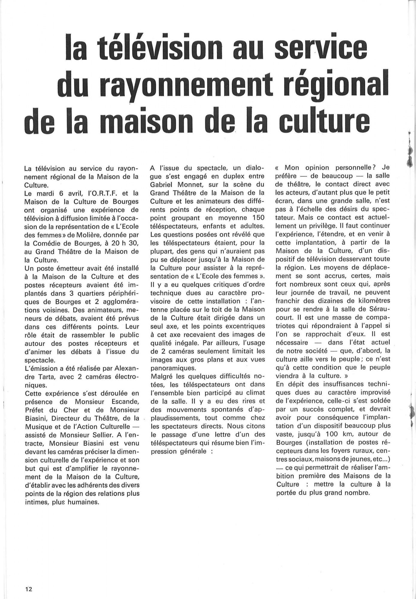 Agenda spécial "14 mai 1965", p. 12