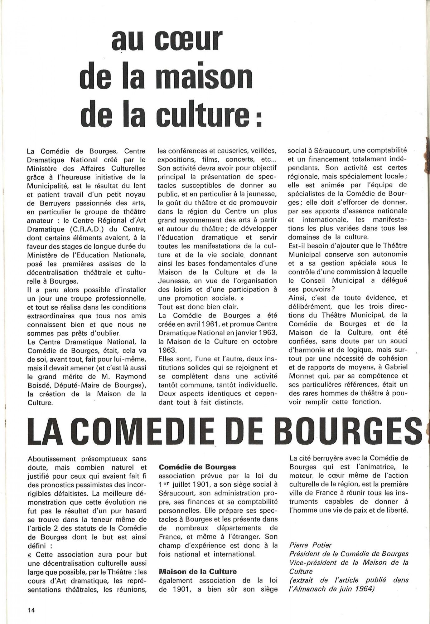 Agenda spécial "14 mai 1965", p. 14