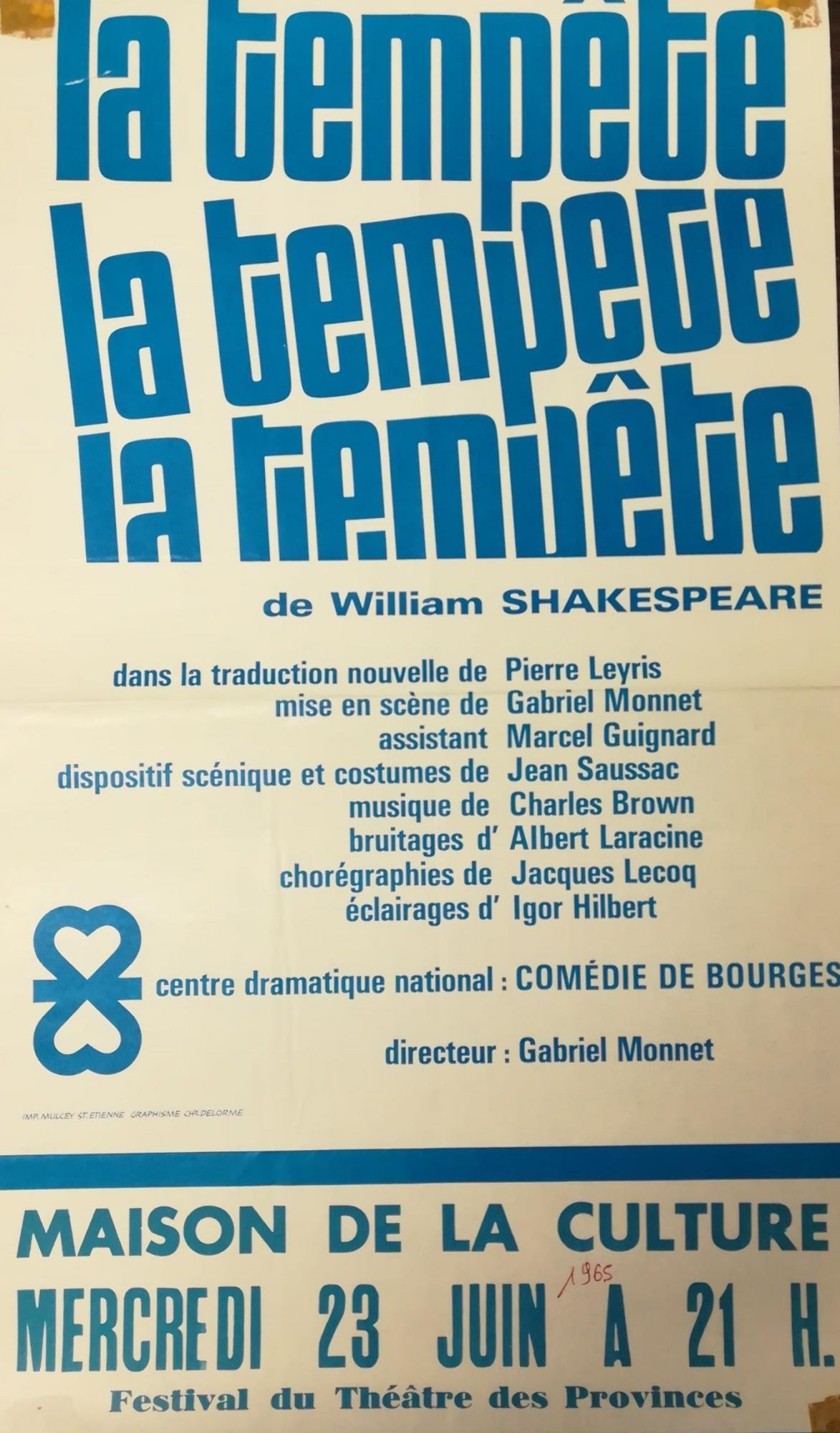 Gabriel Monnet et La Tempête (1965)