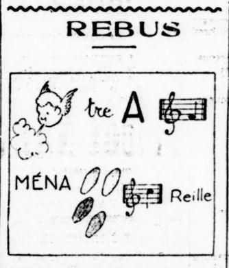 Rébus du 14/07/1938