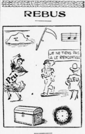 La Dépêche du Berry, 1er mai 1936, rébus