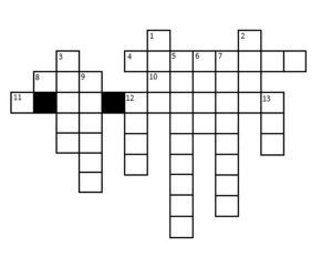 Des mots croisés avec le vocabulaire des archivistes... Niveau *