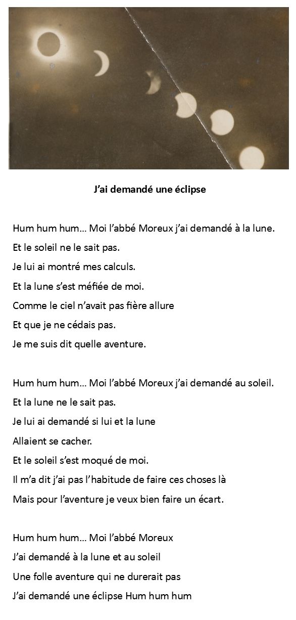 3 J'ai demandé une éclipse