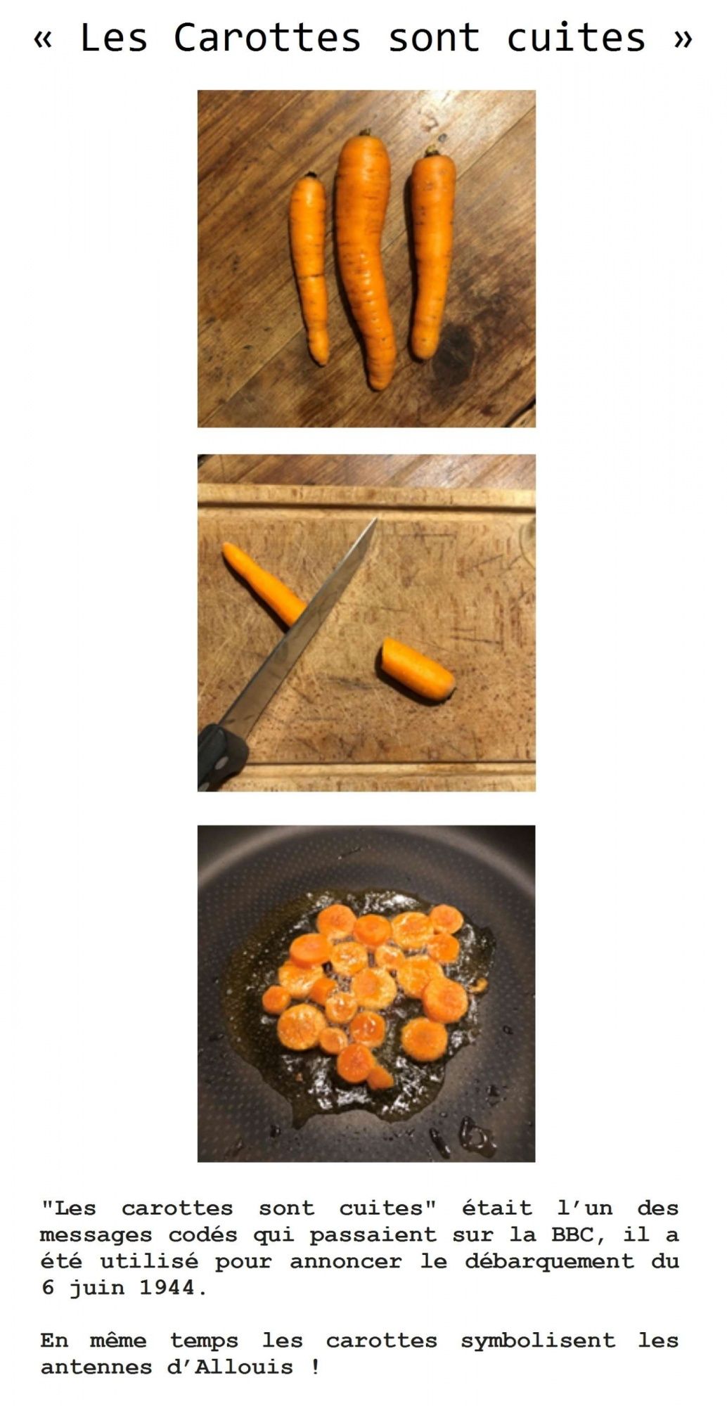 3 Les carottes sont cuites