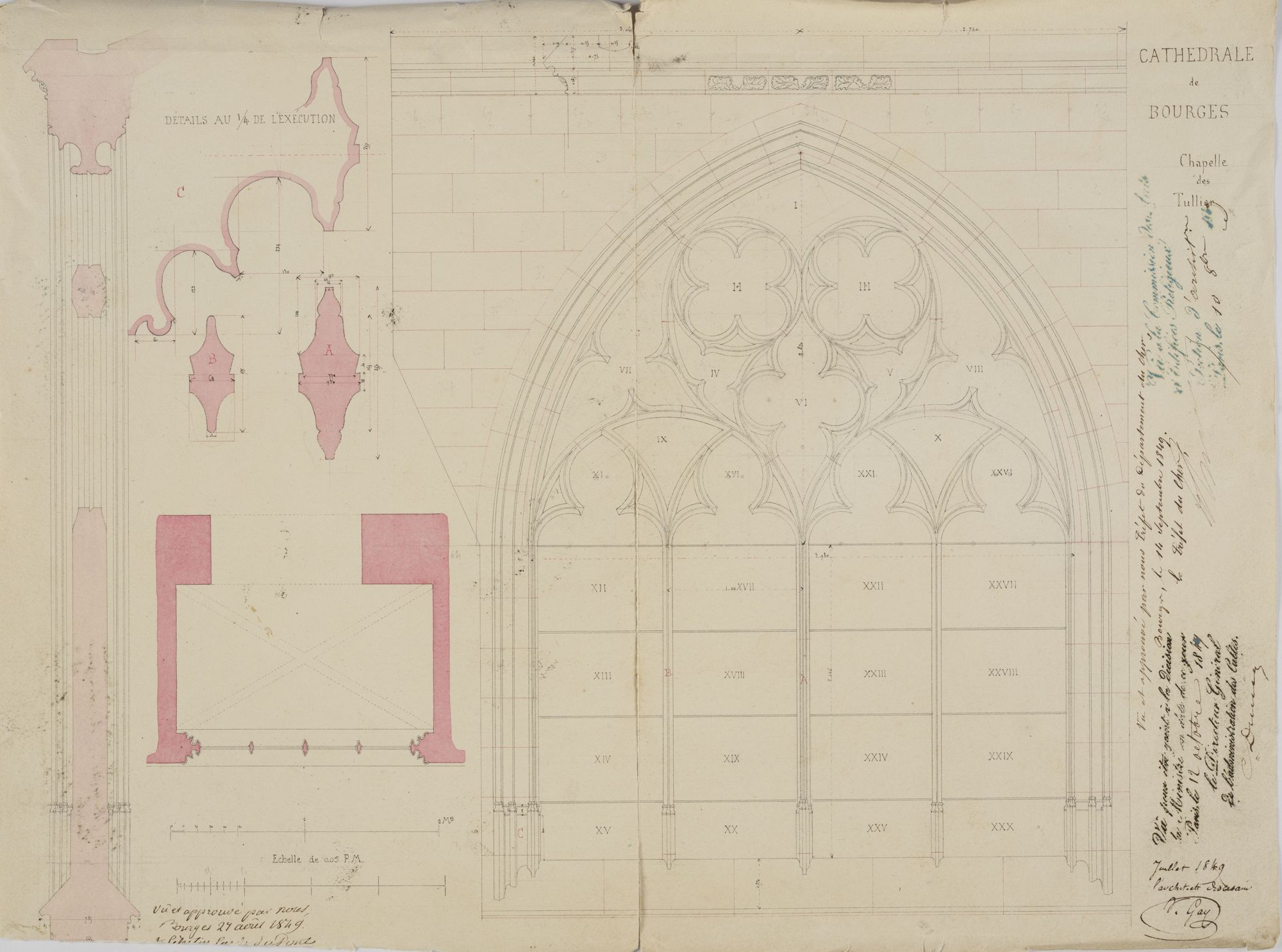 Les baies et vitraux