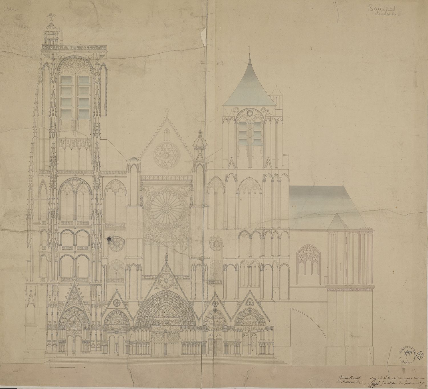 La façade occidentale