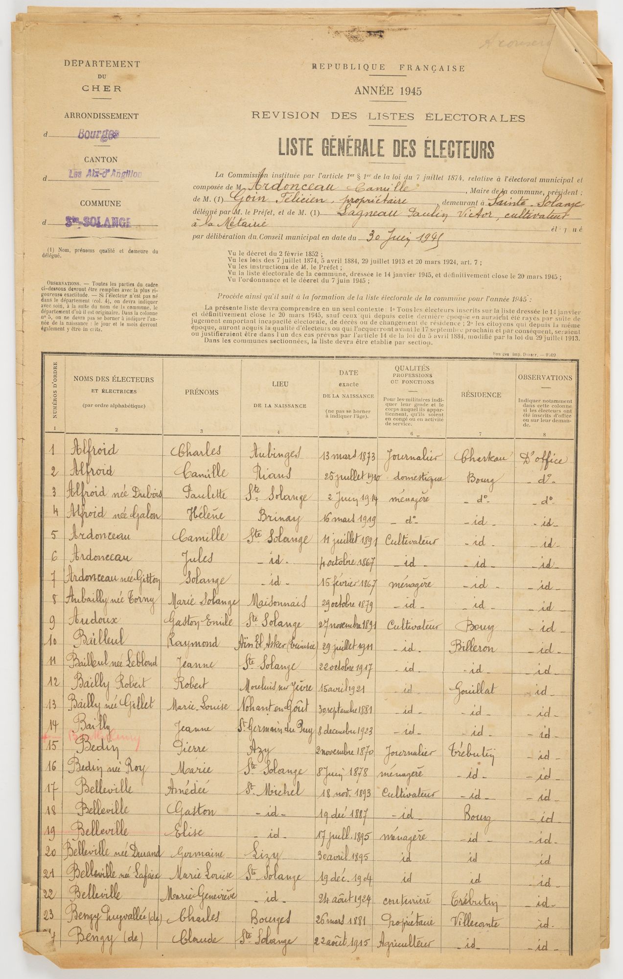 EXPOSITION De villes en villages : les archives des communes